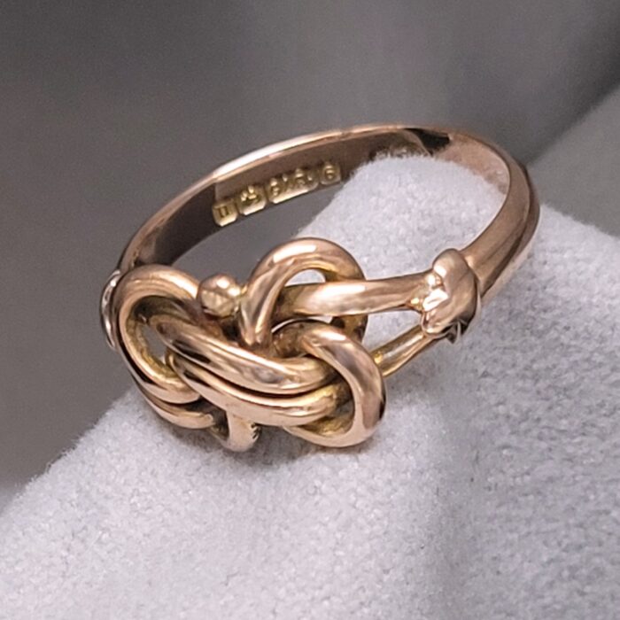9ct Rose Gold Antique Knot Ring from Ace Jewellery, Leeds