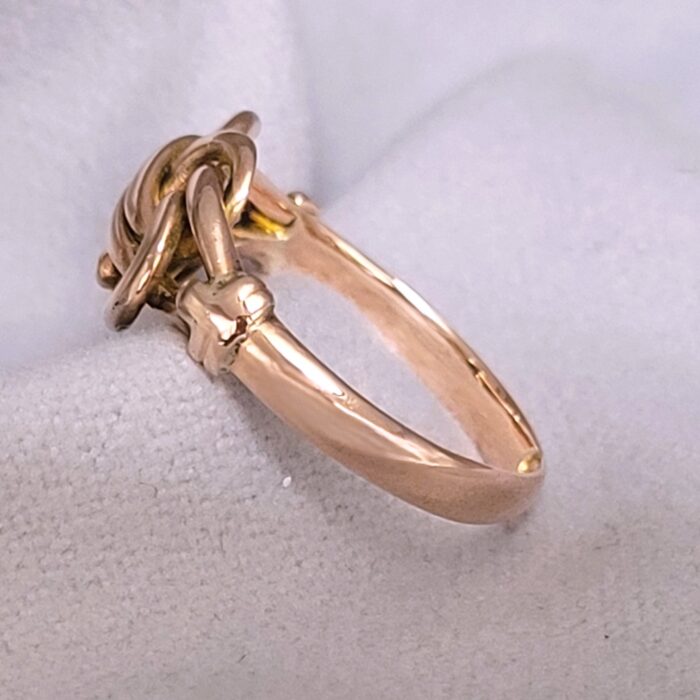 9ct Rose Gold Antique Knot Ring from Ace Jewellery, Leeds