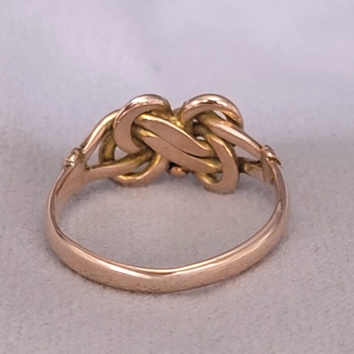 9ct Rose Gold Antique Knot Ring from Ace Jewellery, Leeds