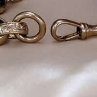 9ct Yellow Gold Engraved Belcher Link Bracelet from Ace Jewellery, Leeds