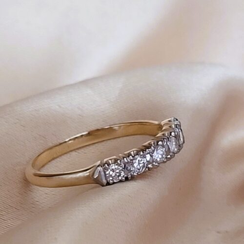 0.30ct Diamond Half Eternity Ring 18ct Yellow Gold from Ace Jewellery, Leeds