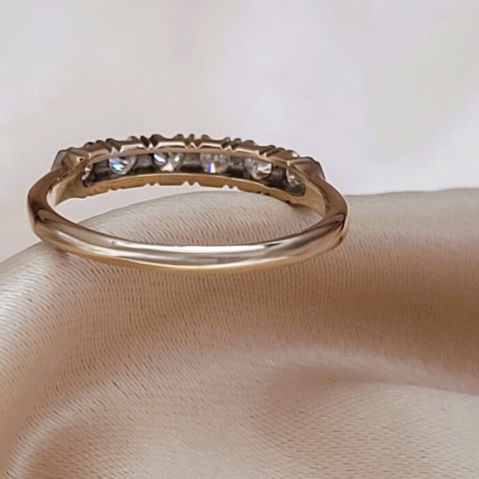 0.30ct Diamond Half Eternity Ring 18ct Yellow Gold from Ace Jewellery, Leeds