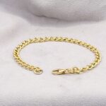 9ct Yellow Gold Open Curb Link Bracelet from Ace Jewellery, Leeds