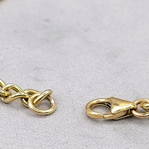 9ct Yellow Gold Open Curb Link Bracelet from Ace Jewellery, Leeds