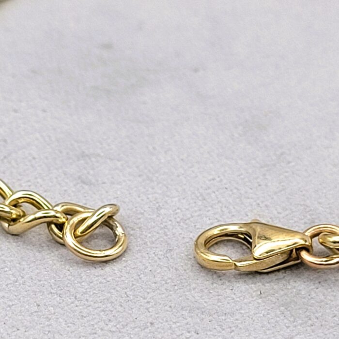 9ct Yellow Gold Open Curb Link Bracelet from Ace Jewellery, Leeds