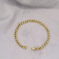 9ct Yellow Gold Open Curb Link Bracelet from Ace Jewellery, Leeds