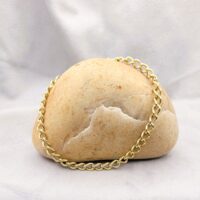 9ct Yellow Gold Open Curb Link Bracelet from Ace Jewellery, Leeds