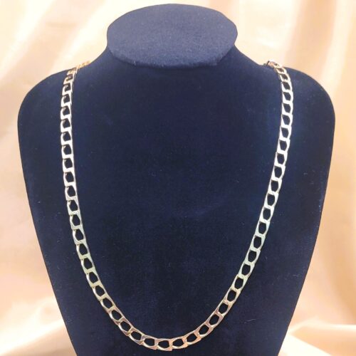 9ct Yellow Gold Square Curb Link Chain from Ace Jewellery, Leeds