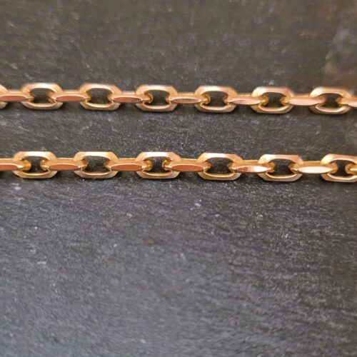 9ct Yellow Gold Diamond-Cut Belcher Chain from ace Jewellery, Leeds