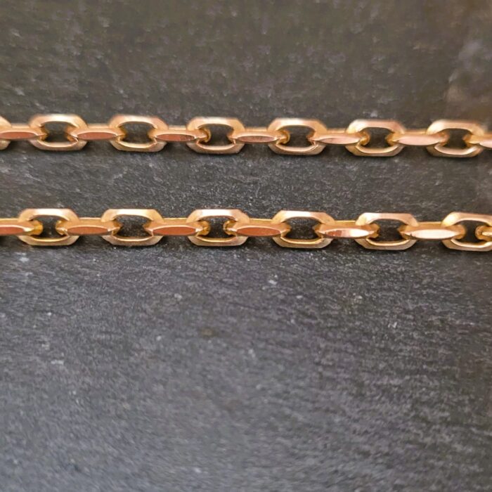 9ct Yellow Gold Diamond-Cut Belcher Chain from ace Jewellery, Leeds