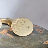 9ct Yellow Gold Diamond-Set Cufflinks from Ace Jewellery, Leeds