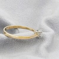 0.25ct Diamond Solitaire Ring 9ct Yellow Gold from Ace Jewellery, Leeds