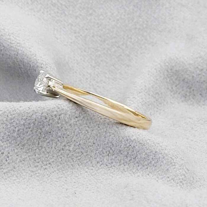 0.25ct Diamond Solitaire Ring 9ct Yellow Gold from Ace Jewellery, Leeds