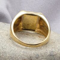 9ct Yellow Gold Masonic Men's Swivel Top Signet Ring from Ace Jewellery, Leeds