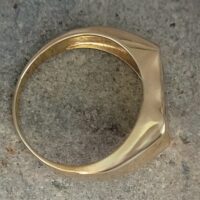 9ct Yellow Gold Masonic Men's Swivel Top Signet Ring from Ace Jewellery, Leeds