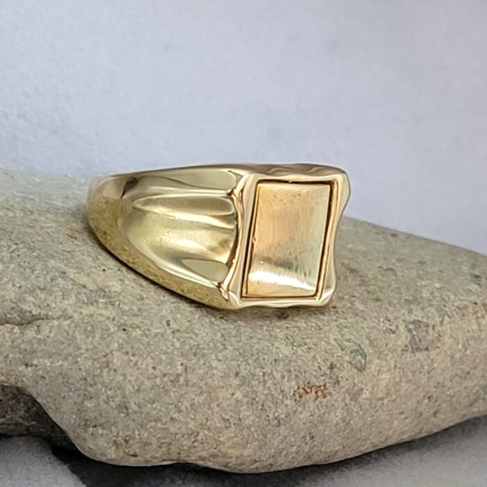9ct Yellow Gold Masonic Men's Swivel Top Signet Ring from Ace Jewellery, Leeds