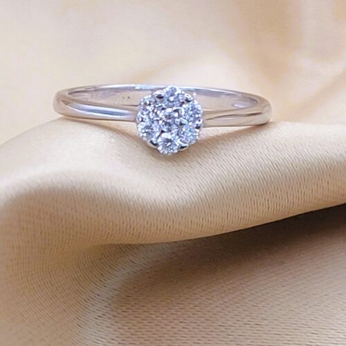 0.20ct Round Diamond Cluster Ring 18ct White Gold from Ace Jewellery, Leeds