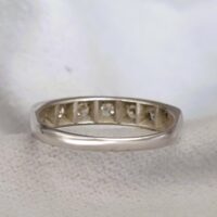 18ct White Gold 0.50ct Diamond Half Eternity Ring from Ace Jewellery, Leeds