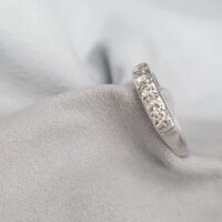 18ct White Gold 0.50ct Diamond Half Eternity Ring from Ace Jewellery, Leeds