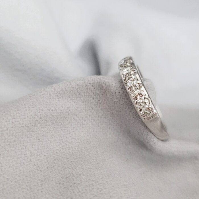 18ct White Gold 0.50ct Diamond Half Eternity Ring from Ace Jewellery, Leeds