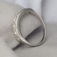 18ct White Gold 0.50ct Diamond Half Eternity Ring from Ace Jewellery, Leeds