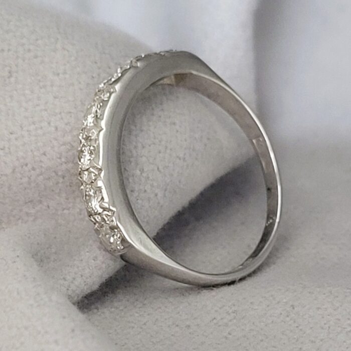 18ct White Gold 0.50ct Diamond Half Eternity Ring from Ace Jewellery, Leeds
