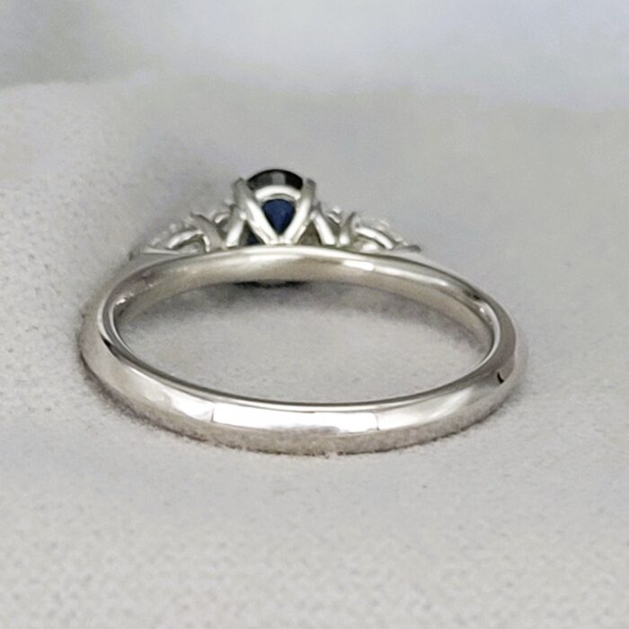 0.92ct Sapphire & Diamond Ring Platinum from Ace Jewellery, Leeds