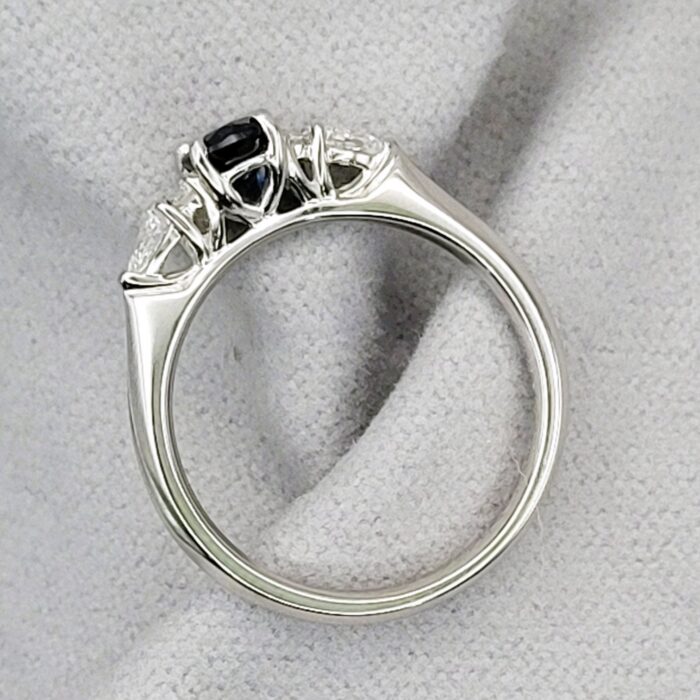 0.92ct Sapphire & Diamond Ring Platinum from Ace Jewellery, Leeds