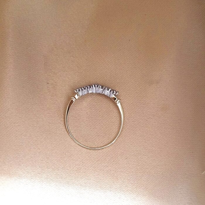 0.15ct Diamond Half Wishbone Ring 9ct Yellow Gold from Ace Jewellery, Leeds