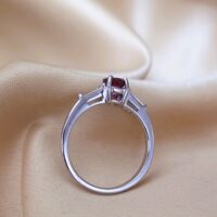 0.70ct Pink Tourmaline & Diamond Ring 18ct Yellow Gold from Ace Jewellery, Leeds