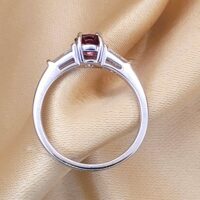 0.70ct Pink Tourmaline & Diamond Ring 18ct Yellow Gold from Ace Jewellery, Leeds