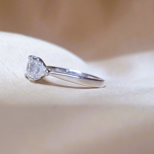1.05ct Diamond Trilogy Engagement Ring Platinum from Ace Jewellery, Leeds