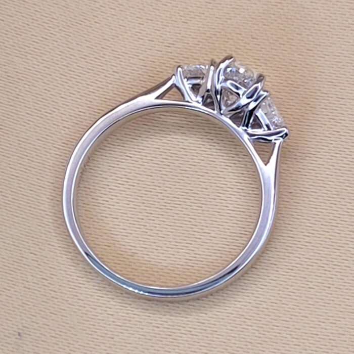 1.05ct Diamond Trilogy Engagement Ring Platinum from Ace Jewellery, Leeds