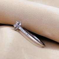 0.17ct Diamond Halo Ring 9ct White Gold from Ace Jewellery, Leeds