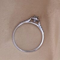 0.17ct Diamond Halo Ring 9ct White Gold from Ace Jewellery, Leeds