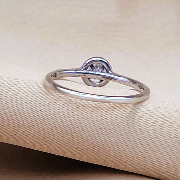 0.17ct Diamond Halo Ring 9ct White Gold from Ace Jewellery, Leeds