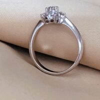 0.33ct Diamond Cluster Ring 18ct White Gold from Ace Jewellery, Leeds