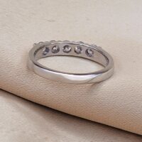 0.69ct Brilliant-Cut Diamond Five-Stone Ring Platinum from Ace Jewellery, Leeds