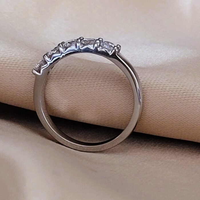 0.69ct Brilliant-Cut Diamond Five-Stone Ring Platinum from Ace Jewellery, Leeds