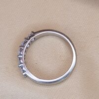 0.69ct Brilliant-Cut Diamond Five-Stone Ring Platinum from Ace Jewellery, Leeds