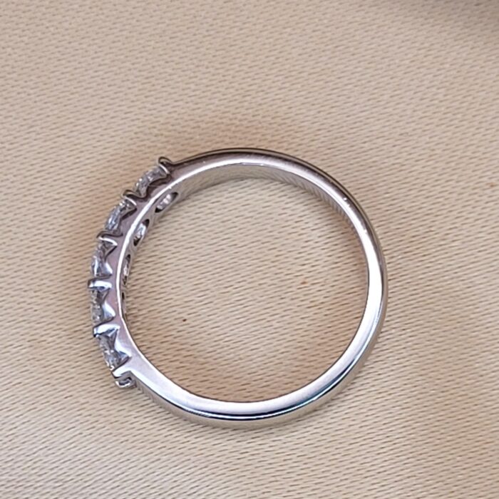 0.69ct Brilliant-Cut Diamond Five-Stone Ring Platinum from Ace Jewellery, Leeds