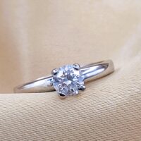 0.61ct Diamond Solitaire Engagement Ring Platinum from Ace Jewellery, Leeds