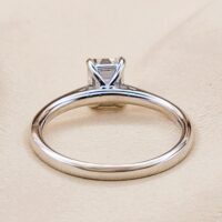 1.01ct Emerald Cut Diamond Solitaire Engagement Ring Platinum from Ace Jewellery, Leeds