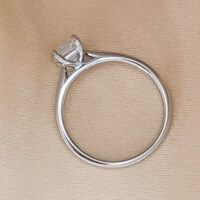 1.01ct Emerald Cut Diamond Solitaire Engagement Ring Platinum from Ace Jewellery, Leeds