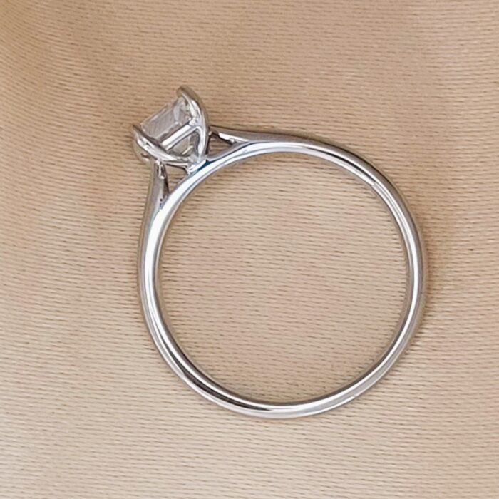 1.01ct Emerald Cut Diamond Solitaire Engagement Ring Platinum from Ace Jewellery, Leeds