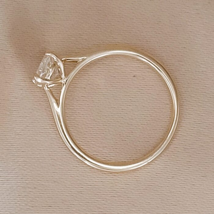 1.01ct Oval Lab Diamond Ring 18ct Yellow Gold from Ace Jewellery, Leeds