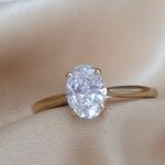 1.01ct Oval Lab Diamond Ring 18ct Yellow Gold from Ace Jewellery, Leeds