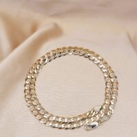 9ct Yellow Gold Flattened Curb Link Chain 20" from Ace Jewellery, Leeds