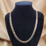 9ct Yellow Gold Flattened Curb Link Chain 20" from Ace Jewellery, Leeds