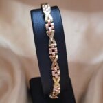 9ct Yellow & Rose Gold Kisses Bracelet from Ace Jewellery, Leeds